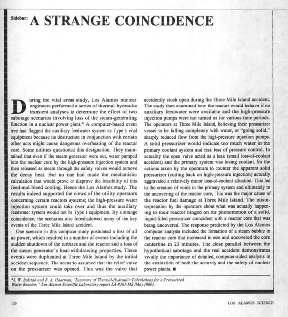 A Strange Coincidence