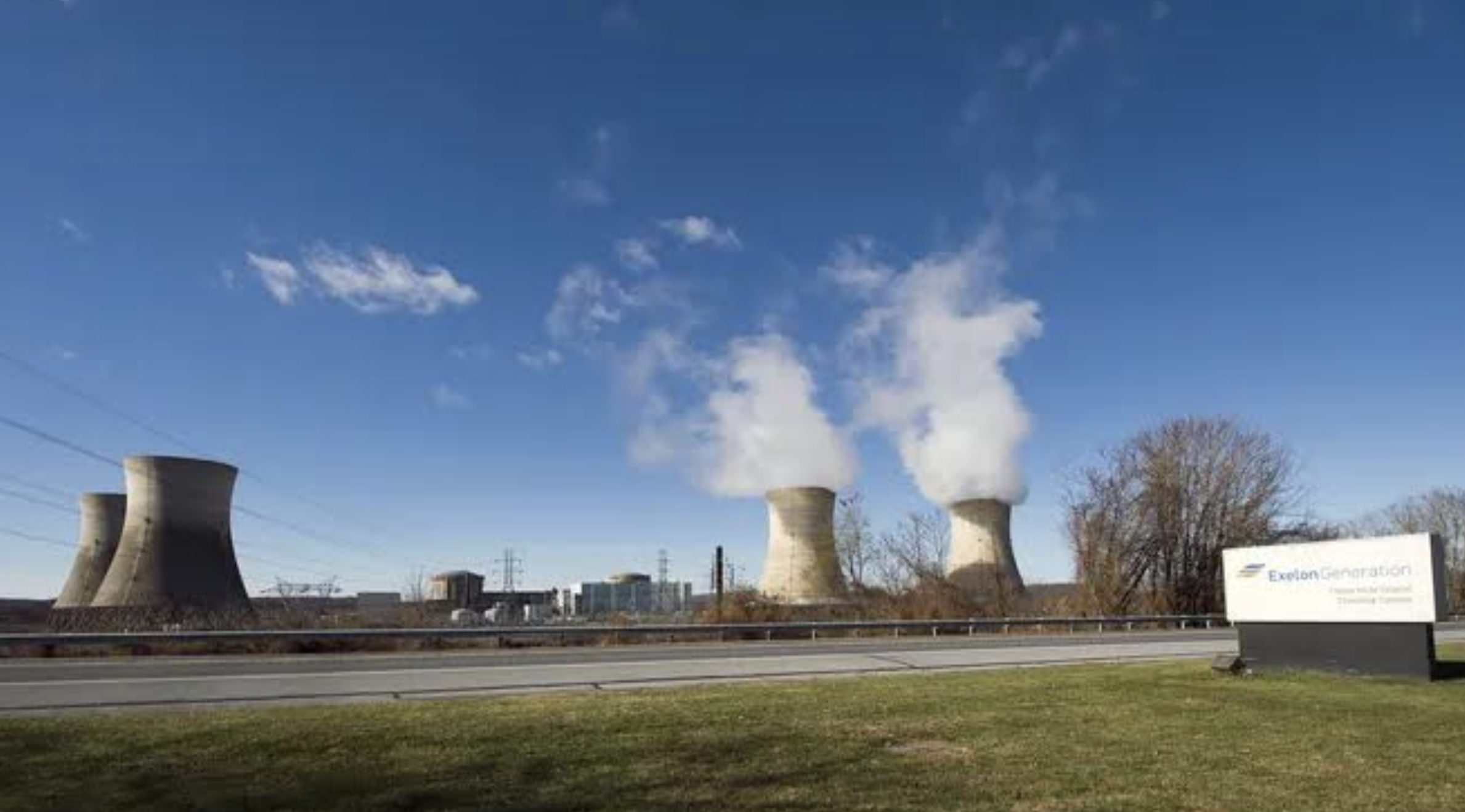 Three Mile Island is shown Nov. 22, 2016